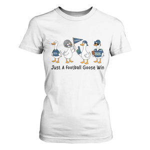 Funny Seattle 2026 T Shirt For Women Just A Football Goose Win TS14 White Print Your Wear