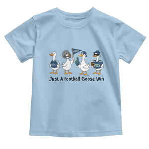 Funny Seattle 2026 Toddler T Shirt Just A Football Goose Win TS14 Light Blue Print Your Wear