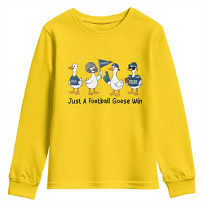 Funny Seattle 2026 Youth Sweatshirt Just A Football Goose Win TS14 Daisy Print Your Wear