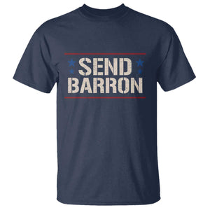 Send Barron T Shirt - Viral Hashtag Political Protest TS14 Navy Print Your Wear