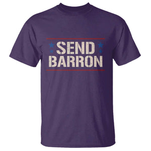 Send Barron T Shirt - Viral Hashtag Political Protest TS14 Purple Print Your Wear