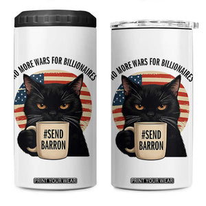 Send Barron Meme 4 in 1 Can Cooler Tumbler Funny Cat Sarcastic Political TS14 One Size: 16 oz White Print Your Wear