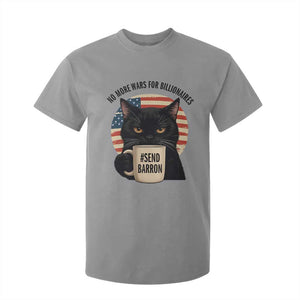 Send Barron Meme T Shirt For Kid Funny Cat Sarcastic Political TS14 Sport Gray Print Your Wear