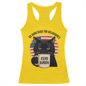 Send Barron Meme Racerback Tank Top Funny Cat Sarcastic Political TS14 Daisy Print Your Wear