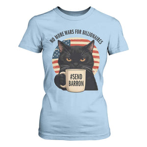 Send Barron Meme T Shirt For Women Funny Cat Sarcastic Political TS14 Light Blue Print Your Wear