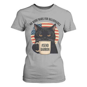 Send Barron Meme T Shirt For Women Funny Cat Sarcastic Political TS14 Sport Gray Print Your Wear