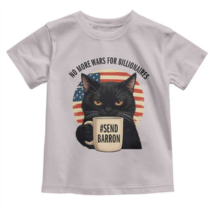 Send Barron Meme Toddler T Shirt Funny Cat Sarcastic Political TS14 Ice Gray Print Your Wear