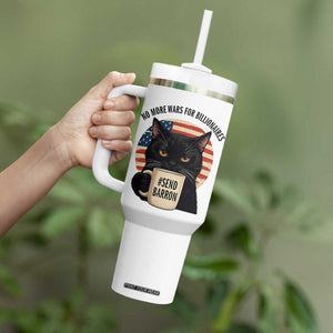 Send Barron Meme Tumbler With Handle Funny Cat Sarcastic Political TS14 Print Your Wear