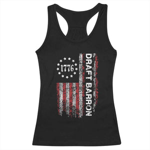 Draft Barron Racerback Tank Top Anti War Send Barron Viral Internet Meme TS14 Black Print Your Wear