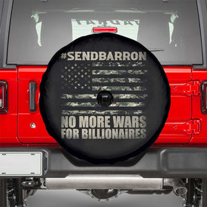 Send Barron Spare Tire Cover Vintage American Flag Camo Soldier Hashtag Meme TS14 Black Print Your Wear