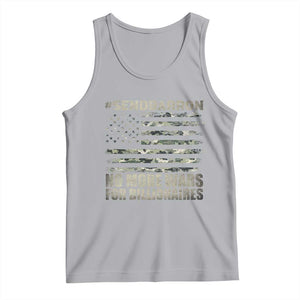 Send Barron Tank Top Vintage American Flag Camo Soldier Hashtag Meme TS14 Athletic Heather Print Your Wear