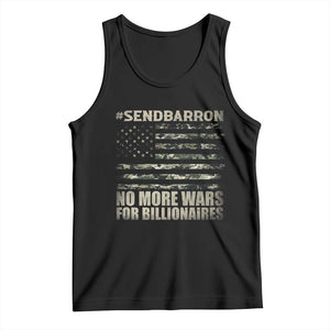 Send Barron Tank Top Vintage American Flag Camo Soldier Hashtag Meme TS14 Black Print Your Wear