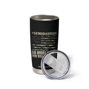 Send Barron Tumbler Cup Vintage American Flag Camo Soldier Hashtag Meme TS14 Print Your Wear