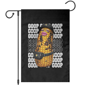Funny Burnt Peanut Goop Garden Flag Burnt Corn Meme Viral Humor TS14 Black Print Your Wear