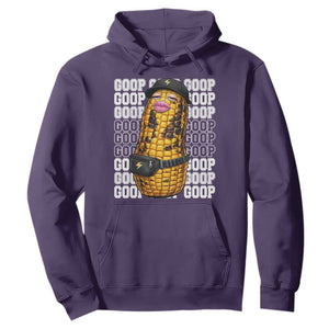 Funny Burnt Peanut Goop Hoodie Burnt Corn Meme Viral Humor TS14 Purple Print Your Wear
