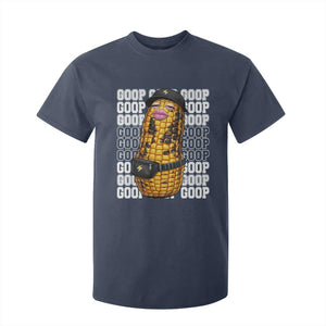 Funny Burnt Peanut Goop T Shirt For Kid Burnt Corn Meme Viral Humor TS14 Navy Print Your Wear