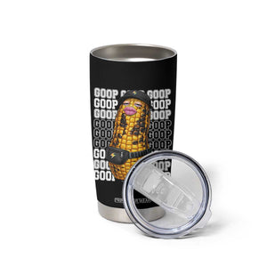 Funny Burnt Peanut Goop Tumbler Cup Burnt Corn Meme Viral Humor TS14 Print Your Wear