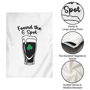 Funny St Patrick’s Day Beer Garden Flag Found The G Spot TS14 Print Your Wear