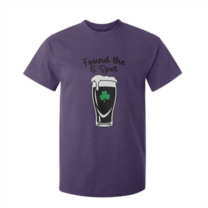 Funny St Patrick’s Day Beer T Shirt For Kid Found The G Spot TS14 Purple Print Your Wear