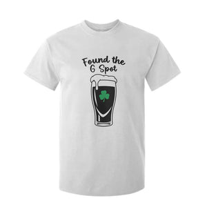 Funny St Patrick’s Day Beer T Shirt For Kid Found The G Spot TS14 White Print Your Wear