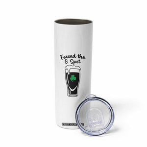 Funny St Patrick’s Day Beer Skinny Tumbler Found The G Spot TS14 Print Your Wear