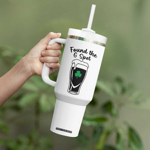 Funny St Patrick’s Day Beer Tumbler With Handle Found The G Spot TS14 Print Your Wear