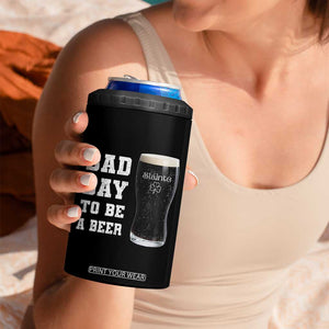 Irish Shamrock Beer 4 in 1 Can Cooler Tumbler Bad Day To Be A Beer TS14 Print Your Wear