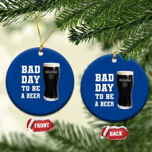 Irish Shamrock Beer Ceramic Ornament Bad Day To Be A Beer TS14 1pc Blue Print Your Wear