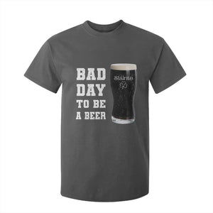 Irish Shamrock Beer T Shirt For Kid Bad Day To Be A Beer TS14 Dark Heather Print Your Wear