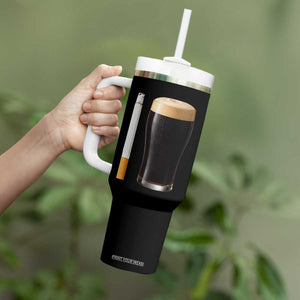 Irish Shamrock Beer Smoking Pub Drinking Humor Tumbler With Handle TS14 Print Your Wear