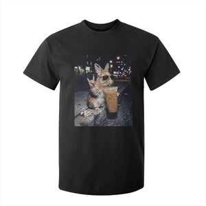 Funny Bunny Drinking Diet Coke T Shirt For Kid Vintage 90s Graphic Meme TS14 Black Print Your Wear