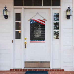 Send Barron Garden Flag Vintage American Flag Camo Hashtag Protest Meme TS14 Print Your Wear