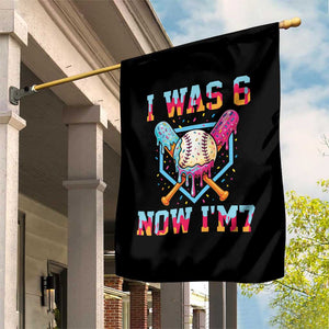 I Was 6 Now I'm 7 Garden Flag Baseball Ice Cream Drip Number 67 Player 67th Birthday TS14 Print Your Wear