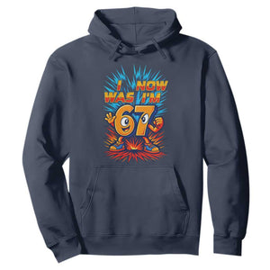 I Was 6 Now I'm 7 Italian Brainrot Meme Gift for Boy Kid Hoodie TS14 Navy Print Your Wear