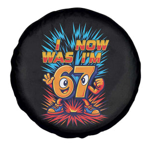 I Was 6 Now I'm 7 Italian Brainrot Meme Gift for Boy Kid Spare Tire Cover TS14 Print Your Wear