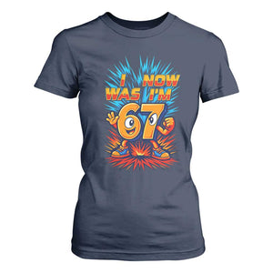 I Was 6 Now I'm 7 Italian Brainrot Meme Gift for Boy Kid T Shirt For Women TS14 Navy Print Your Wear