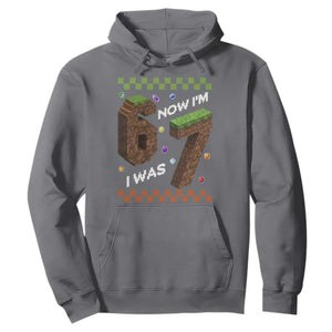 7th Birthday I Was 6 Now Im 7 Hoodie Unlocked 67 Boys Kids Youth TS14 Charcoal Print Your Wear