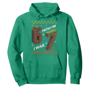 7th Birthday I Was 6 Now Im 7 Hoodie Unlocked 67 Boys Kids Youth TS14 Irish Green Print Your Wear