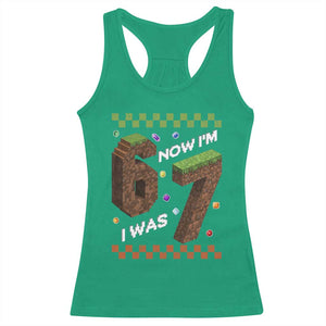7th Birthday I Was 6 Now Im 7 Racerback Tank Top Unlocked 67 Boys Kids Youth TS14 Irish Green Print Your Wear