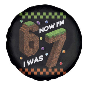 7th Birthday I Was 6 Now Im 7 Spare Tire Cover Unlocked 67 Boys Kids Youth TS14 Print Your Wear
