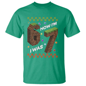 7th Birthday I Was 6 Now Im 7 T Shirt Unlocked 67 Boys Kids Youth TS14 Irish Green Print Your Wear