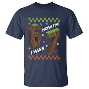 7th Birthday I Was 6 Now Im 7 T Shirt Unlocked 67 Boys Kids Youth TS14 Navy Print Your Wear