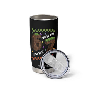 7th Birthday I Was 6 Now Im 7 Tumbler Cup Unlocked 67 Boys Kids Youth TS14 Print Your Wear
