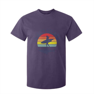 Amity Island T Shirt For Kid Retro Surfing Board Humor TS14 Purple Print Your Wear