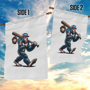 Funny Bigfoot Baseball Garden Flag Sasquatch American Flag Ice Cream TS14 Print Your Wear