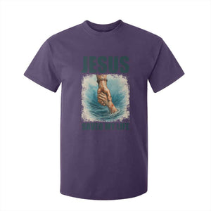 Jesus Saved My Life T Shirt For Kid Christian Bible Verse TS14 Purple Print Your Wear