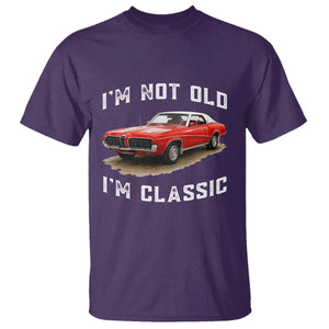 I'm Not Old I'm Classic T Shirt Vintage 1970 Mercury Cougar Hardtop Classic Car Enthusiast