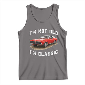 I'm Not Old I'm Classic Tank Top Vintage 1970 Mercury Cougar Hardtop Classic Car Enthusiast