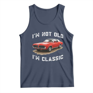 I'm Not Old I'm Classic Tank Top Vintage 1970 Mercury Cougar Hardtop Classic Car Enthusiast