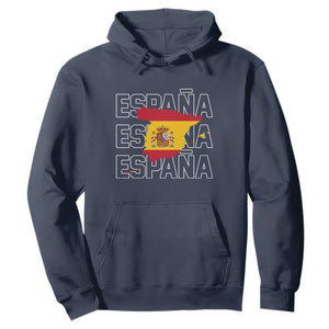 Espana Spain Map Pride Spanish Flag Hoodie TS14 Navy Print Your Wear